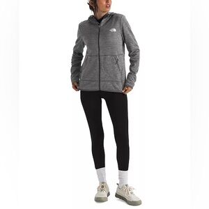 The North Face Canyonlands Full Zip Fleece Hoodie - Heather Grey Women's XS NWT